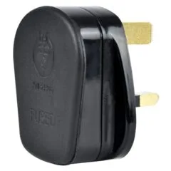 Mercury POWER Mains Plug UK 13A Fuse Black 429.802UK