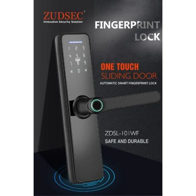 Zudsec Standalone Door Lock Metal With Fingerprint-WiFi — image 2
