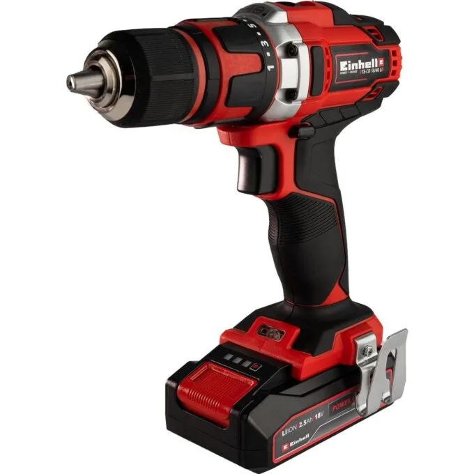 Einhell TE-CD 18/40 LI included: battery and charger — image 1