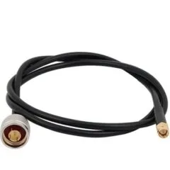 Poynting antenna accessories cable A-CAB-147 3m HDF195 N(M) coated to SMA(M) white nickel