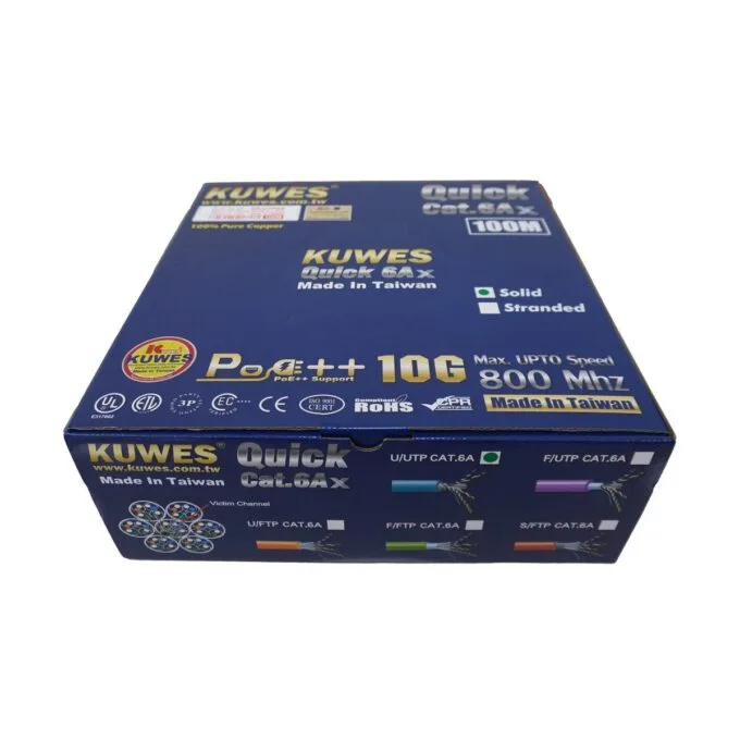 Kuwes CAT6A UTP Pure Copper Indoor 100m Grey — image 4