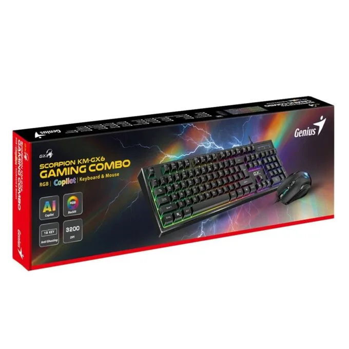 Genius Gaming Combo Mouse & Keyboard Set Scorpion KM-GX6 — image 4