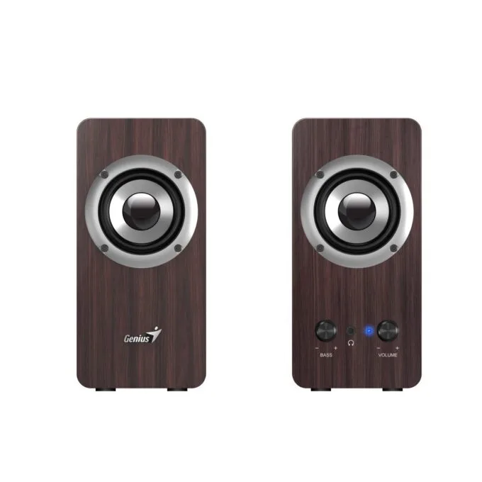 Genius PC Speakers 2.0 16W SP-HF400 Brown Wood — image 4