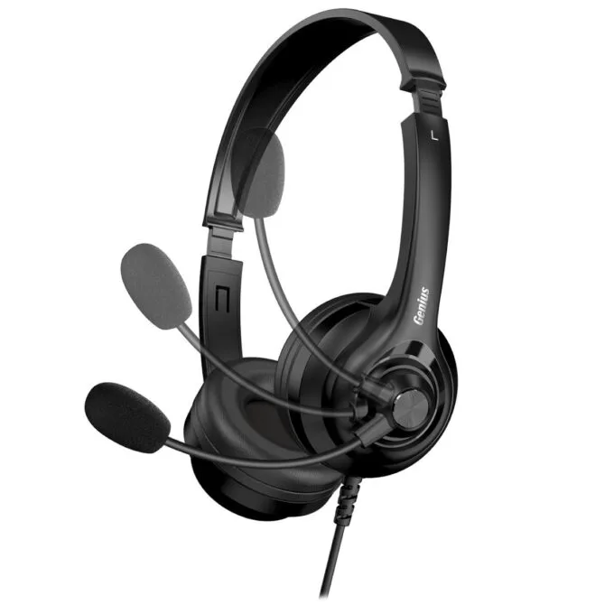 Genius PC Headset USB-A InLine Control & Ultra Soft Foam Cushions HS-235U AI — image 4