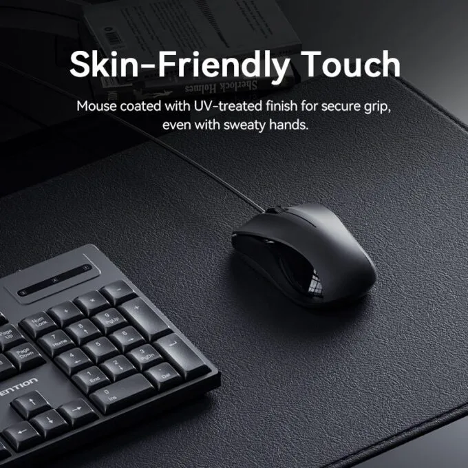 Vention Keyboard and Mouse Combo Wired Silent Slim Full Size KTYBG-EN — image 7
