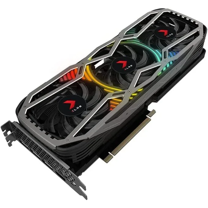 PNY GeForce RTX 3070 8GB XLR8 Gaming REVEL EPIC-X RGB Triple Fan LHR Refurbished — image 1