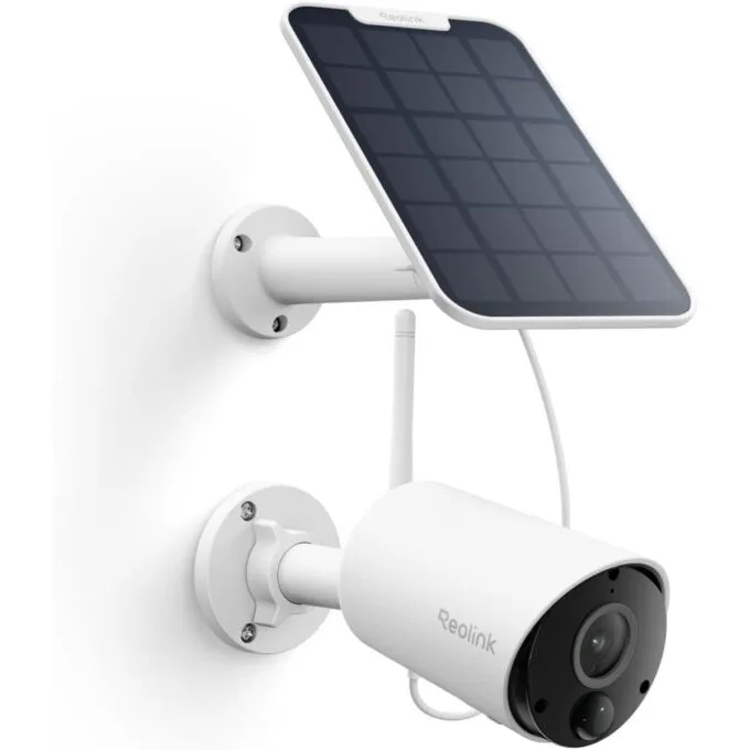 Reolink BP Outdoor Battery Camera 5MP ARGUS Eco White (B320) + 6W Panel White (Hard Bundle) — image 1