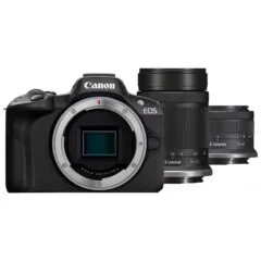 Canon EOS R50 + RF-S 18-45mm IS STM + RF-S 55-210mm IS STM Black