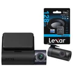 70Mai Dash Cam A410 + rear camera RC21 + Lexar 128GB card