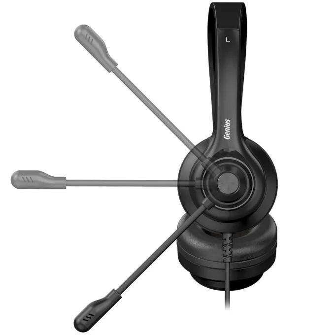Genius PC Headset USB-A InLine Control & Ultra Soft Foam Cushions HS-235U AI — image 5
