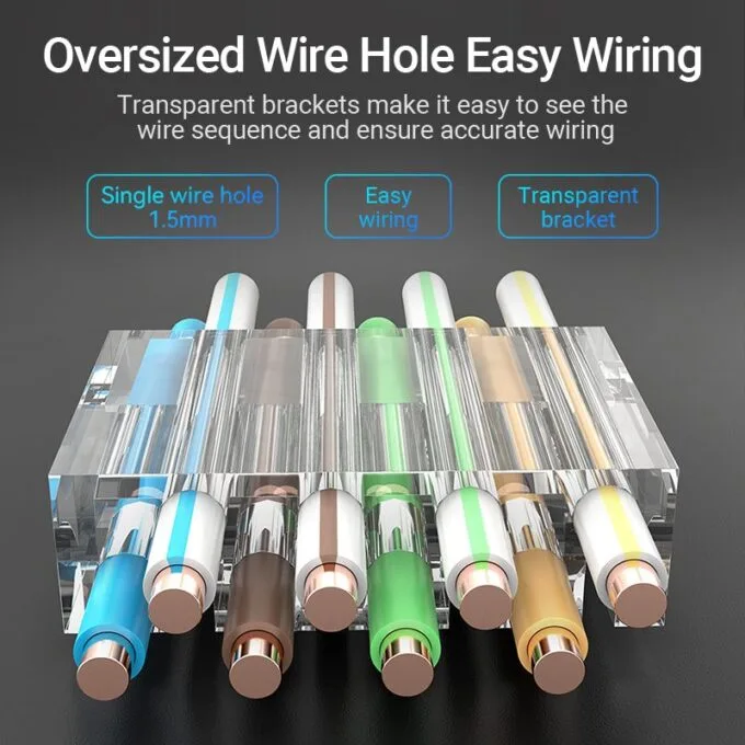 Vention NETWORK Connectors CAT6A UTP Modular Plug IDGR0-50 (50 Pack) — image 4