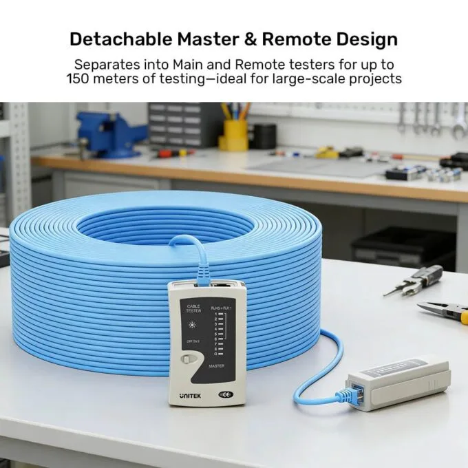 Unitek Network Tools Cablet Tester for RJ45/RJ11 OT140AGY01 — image 5