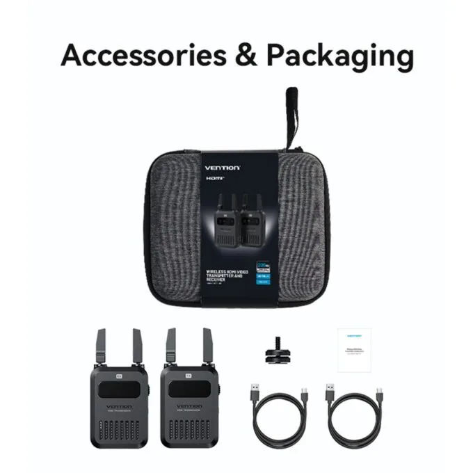 Vention ADUB0 Professional Wireless HDMI Kit 5.8Ghz up to 200m & Camera Mountable — image 6