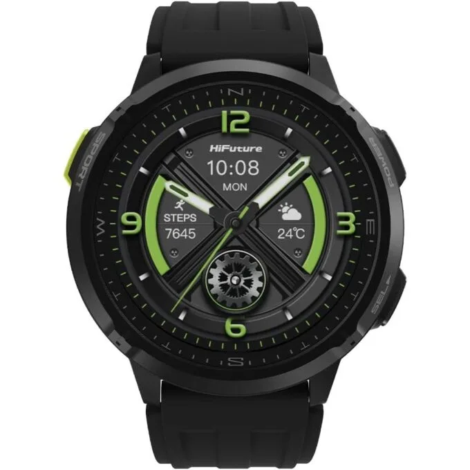 HiFuture Adventure GPS SmartWatch with AMOLED & Compass MIX3 Black — image 1