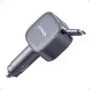 Anker Mobile Charger Car 75W with Built-In Retractable USB-C Cable