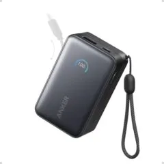 Anker Mobile Powerbank 10000 45W Built-In USB-C Cable Black