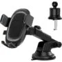 Baseus Car Holder Dash/Wind Gravity Telescopic Suction UltraControl Pro Series Black