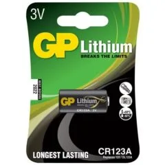 GP Lithium Battery 3V CR123A 656.339UK