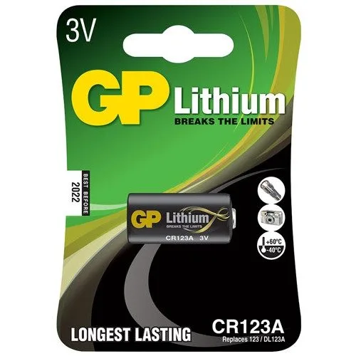 GP Lithium Battery 3V CR123A 656.339UK — image 1