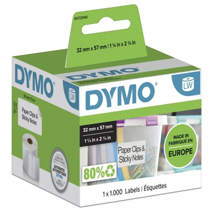 DYMO LW - Multi-Purpose Labels - 32 x 57 mm - S0722540 — image 2