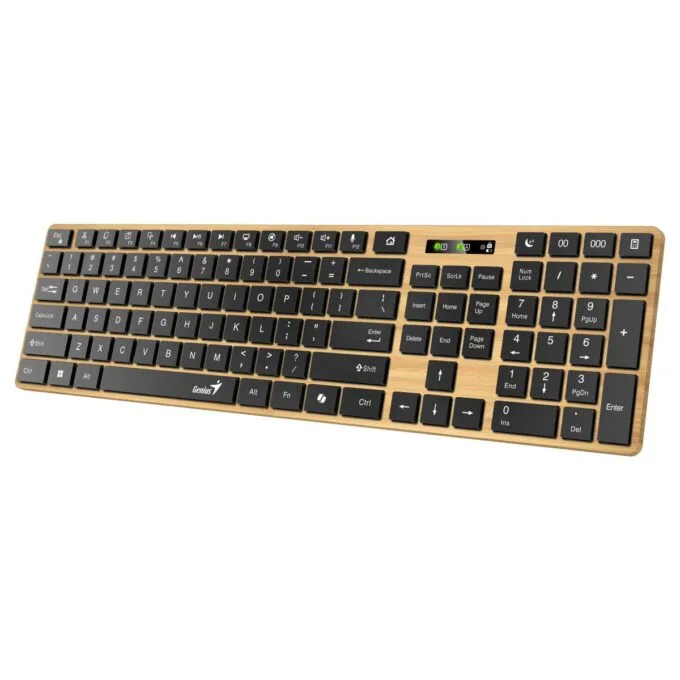 Genius Keyboard Wireless & BT AI Hot Keys Nordic Pine Style SlimStar 7250BT — image 5
