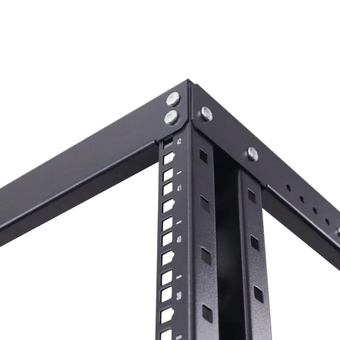 NETPRO 19" Open Rack Cabinet 42U with Adjustable Depth 600-1000mm NP-OR-42U60100 (not asembled) — image 6