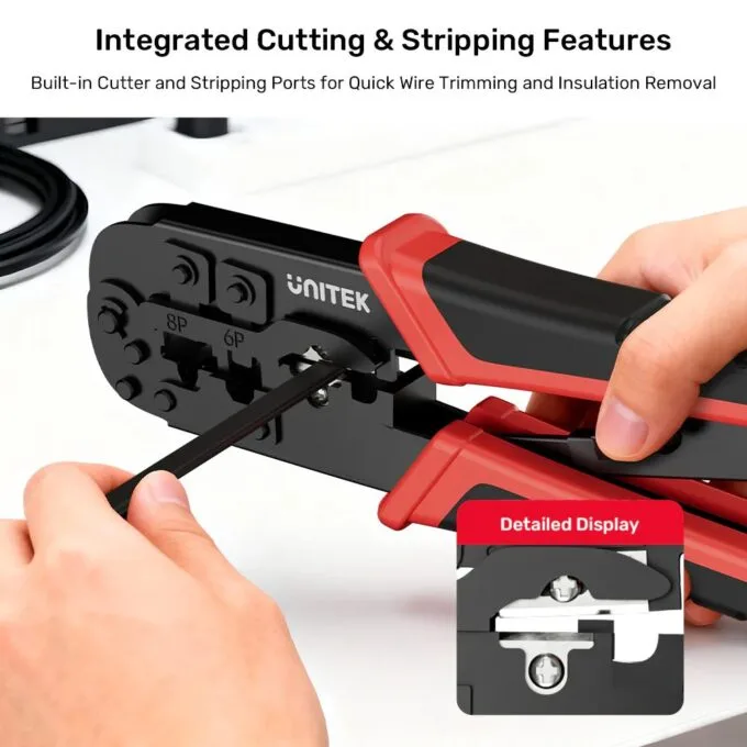 Unitek Network Tools Crimping for RJ45 Connectors 8P/6P/4P 0T136ARD01 — image 6