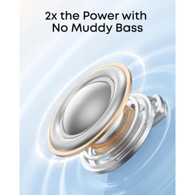 Anker Soundcore TWS Earphones R60i NC HiRes Audio , Translation Earbuds, 50H Playtime White — image 2