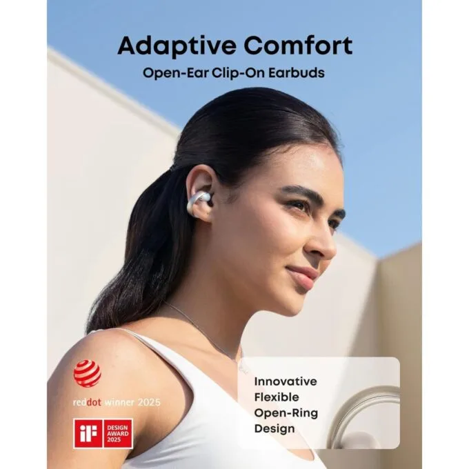 Anker Soundcore TWS Earphones Open Air AeroClip White — image 6