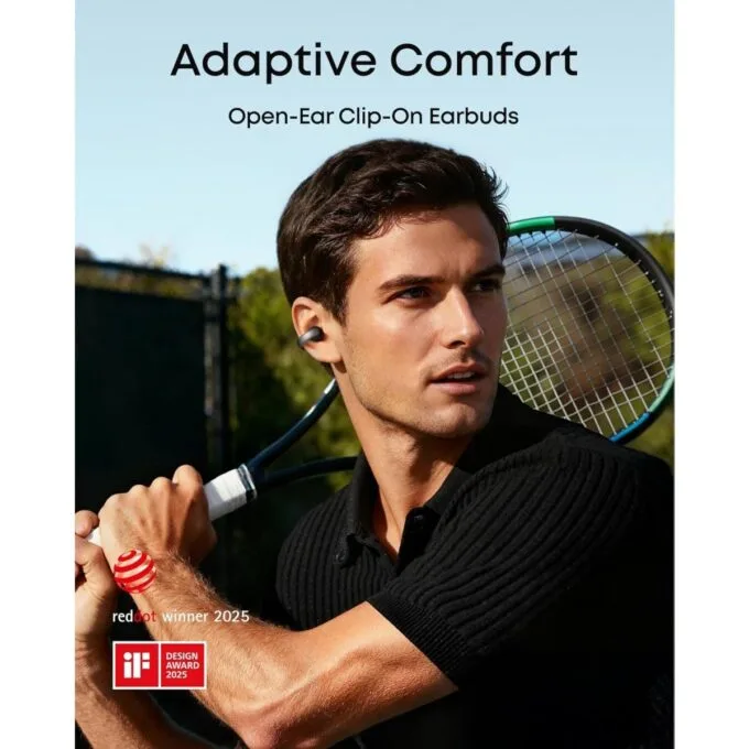Anker Soundcore TWS Earphones Open Air AeroClip Black — image 4