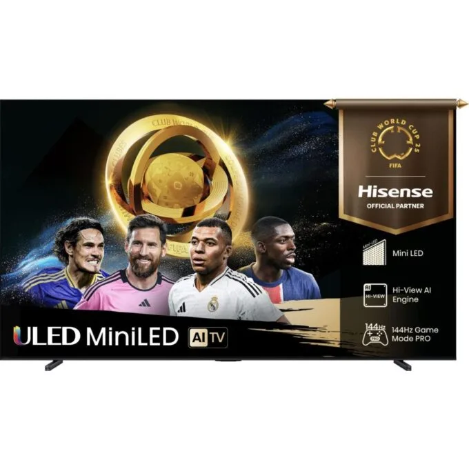 Hisense 85U8Q 85'' 4K Smart QLED MINI LED 144hz TV — image 1