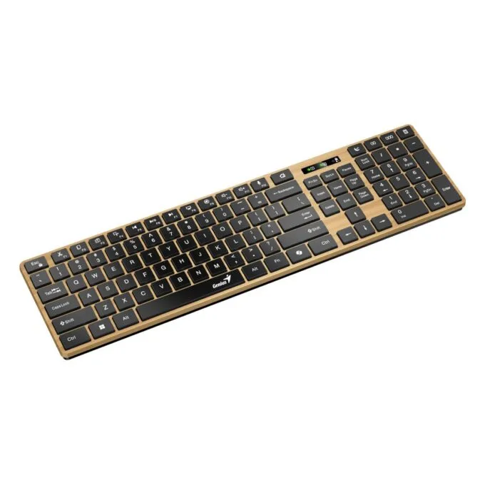 Genius Keyboard Wireless & BT AI Hot Keys Nordic Pine Style SlimStar 7250BT — image 7