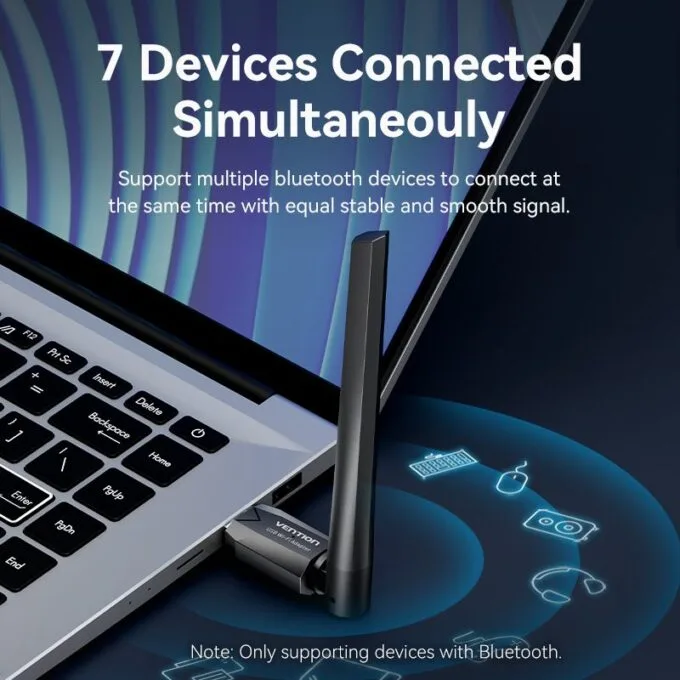 Vention NETWORK USB WiFi & Bluetooth Antenna AC650 Dual Band KDUB0 — image 8