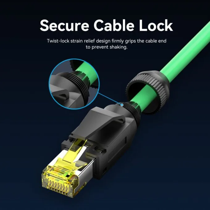 Vention NETWORK Cable CAT6A SFTP Anti-Vibration Industrial Flexible 1.5m IBYGG — image 8