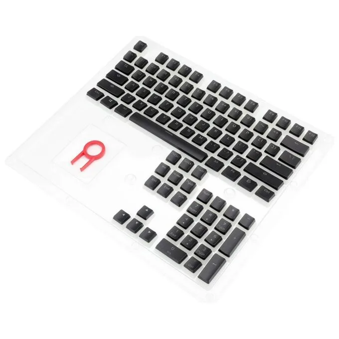 Redragon Keycap Set A130 PBT Doubleshot Black — image 1