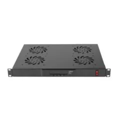 Lanberg 1U 230V Ventilation Panel LCD Display, 4 Fans & Thermostat