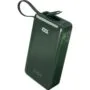 SBS Power Bank 10 000 mAh z wbudowanym kablem USB-C zielony