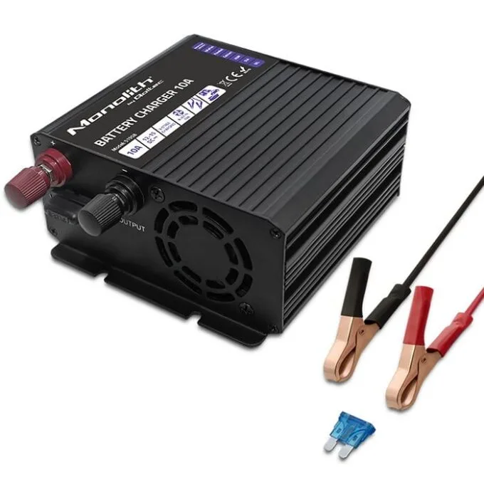 Qoltec Smart Monolith charger for LiFePO4 AGM GEL SLA batteries | 10A | 12V — image 14