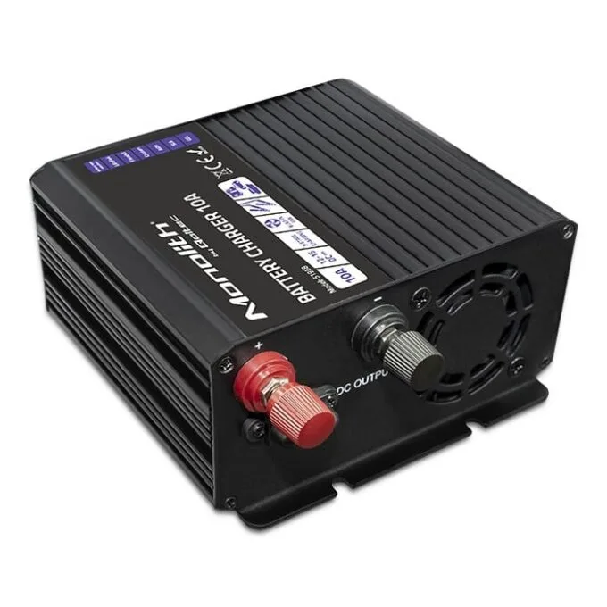 Qoltec Smart Monolith charger for LiFePO4 AGM GEL SLA batteries | 10A | 12V — image 6