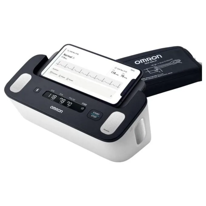 Omron Complete HEM-7530T-E3 ECG 2w1 BT white-black — image 1
