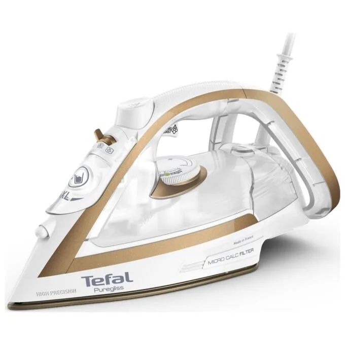 Tefal FV8042 Puregliss white-gold — image 1