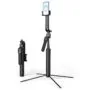 Wozinsky WST-360YS with automatic face tracking 360° AI gesture control - black