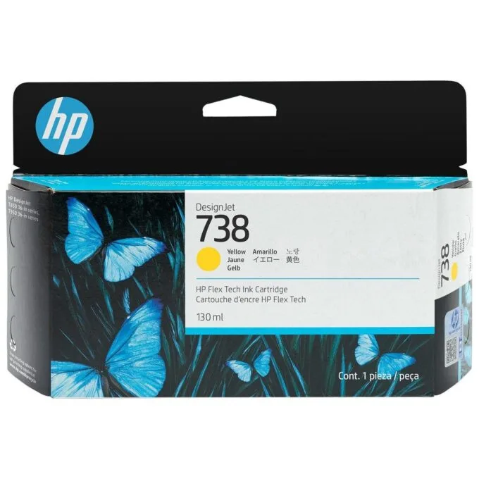 HP 738 130-ml yellow — image 1