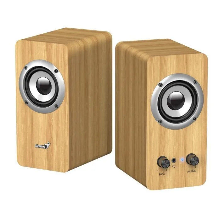 Genius PC Speakers 2.0 10W SP-HF400 Pine Wood — image 1