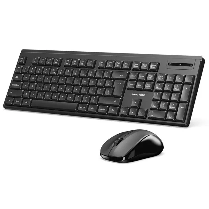 Vention Keyboard and Mouse Combo Wireless Silent Slim Full Size KTZB0-EN — image 1