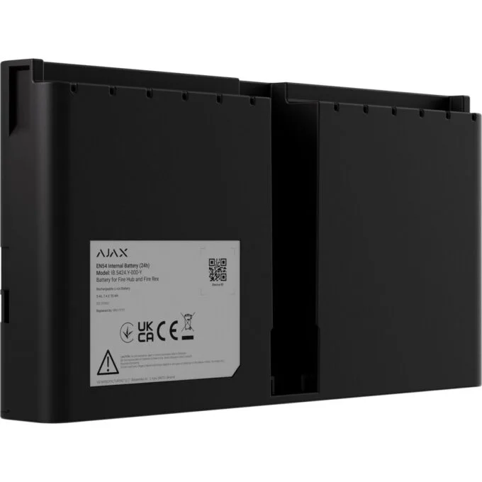 Ajax EN54 Fire Detection Internal Battery For Hub/Rex (24h) Black — image 1
