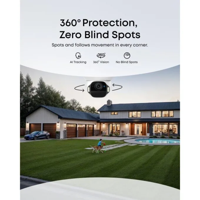Anker Eufy Security Camera Kit E42 2 x 4K PTZ + Solar Panel + HB3 — image 3