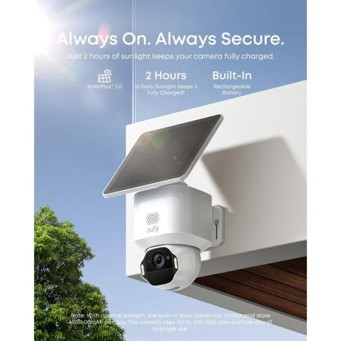 Anker Eufy Security Camera Kit E42 2 x 4K PTZ + Solar Panel + HB3 — image 6