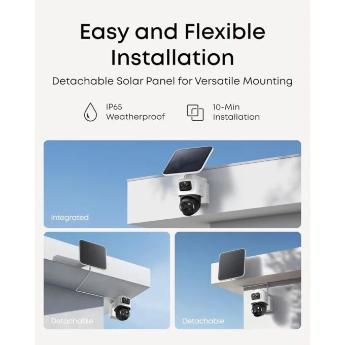 Anker Eufy Security Camera Kit S4 2 x 4K PTZ + Solar Panel + HB3 — image 7