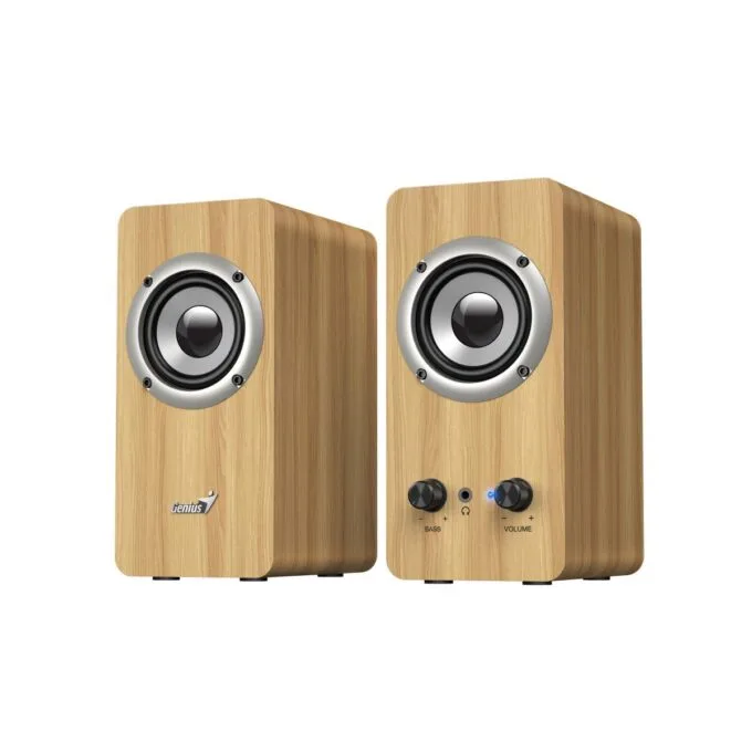 Genius PC Speakers 2.0 10W SP-HF400 Pine Wood — image 2